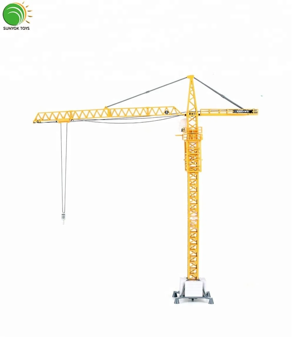 NEW Diecast TOWER SLEWING CRANE Construction Model 1:50 Scale 