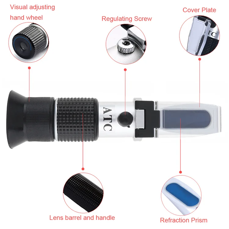 3-в-1 автомобильный аккумулятор морозостойкий рефрактометр заряда батареи тест системы охлаждения температуры