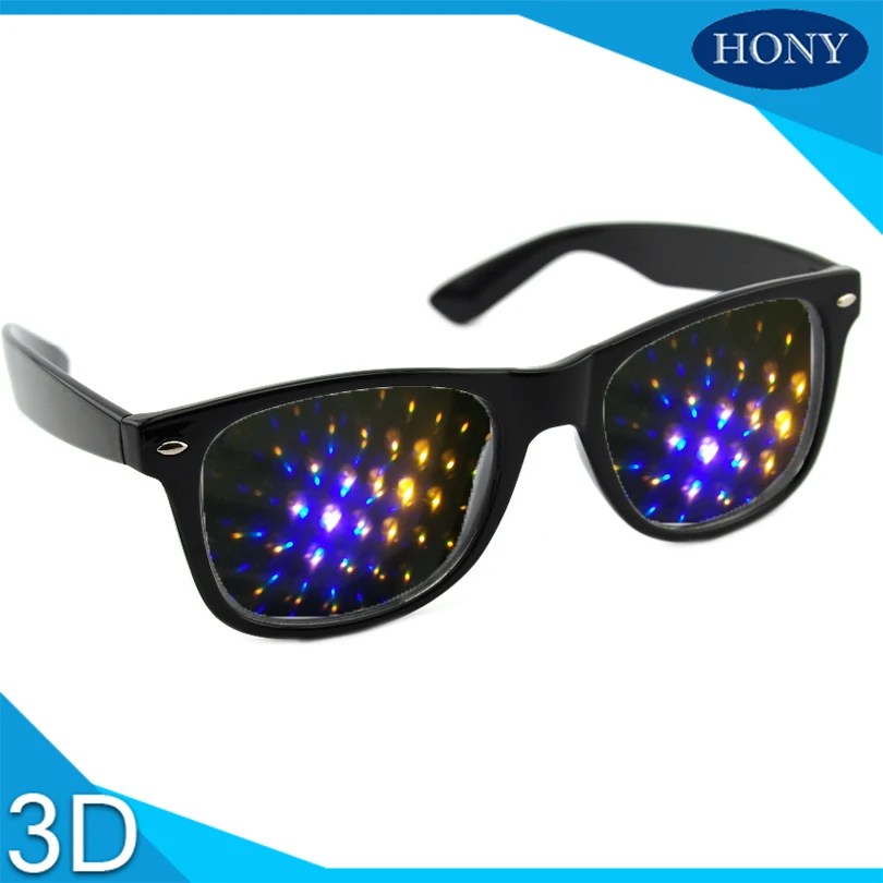 Ultimate Diffraction Glasses - 3D Prism Effect Rave Sunglasses