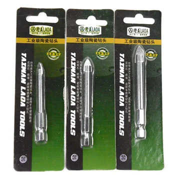 Industrial Ceramic Tile Drill Bits for Glass Ceramic Tile Granite 3 Pcs Drill Bit Sets 6MM 8MM 10MM