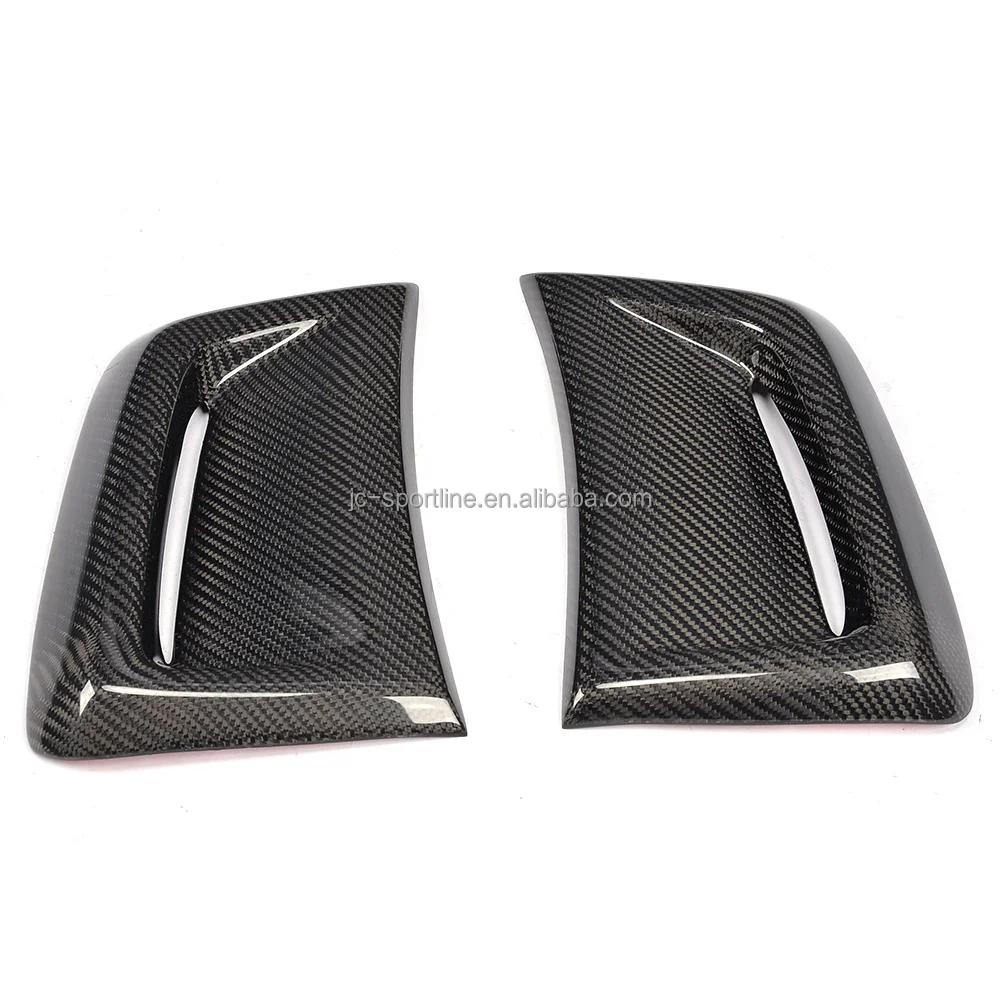 2PCS Carbon Fiber Front Bumper Side Air Vent Trim Cyprus