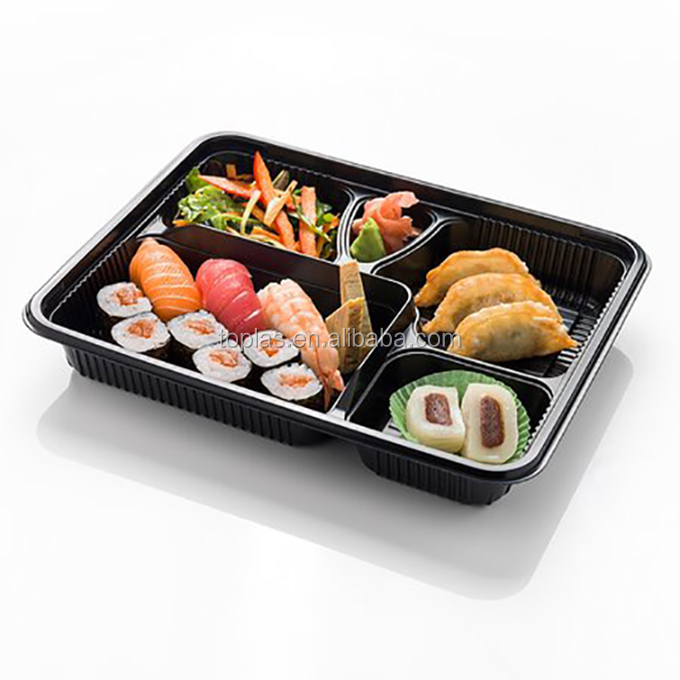 Коробка для упаковки еды суши с крышкой