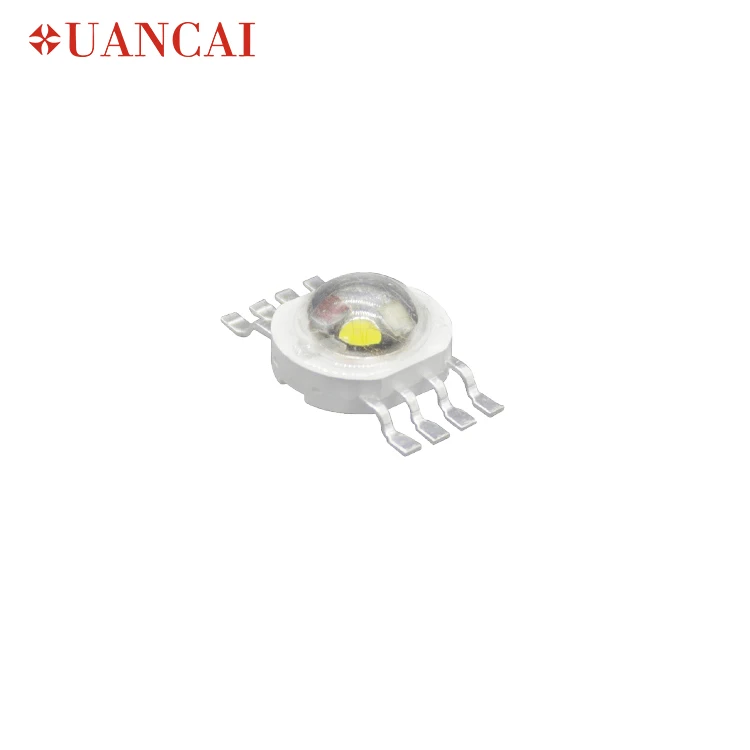 
 Лучшие продажи RGBW COB LED 8Pin 8 Вт RGBW COB LED используется в сценическое освещение/Медицинский освещение CE по ограничению на использование опасных материалов в производстве LM-80 3 года гарантии  