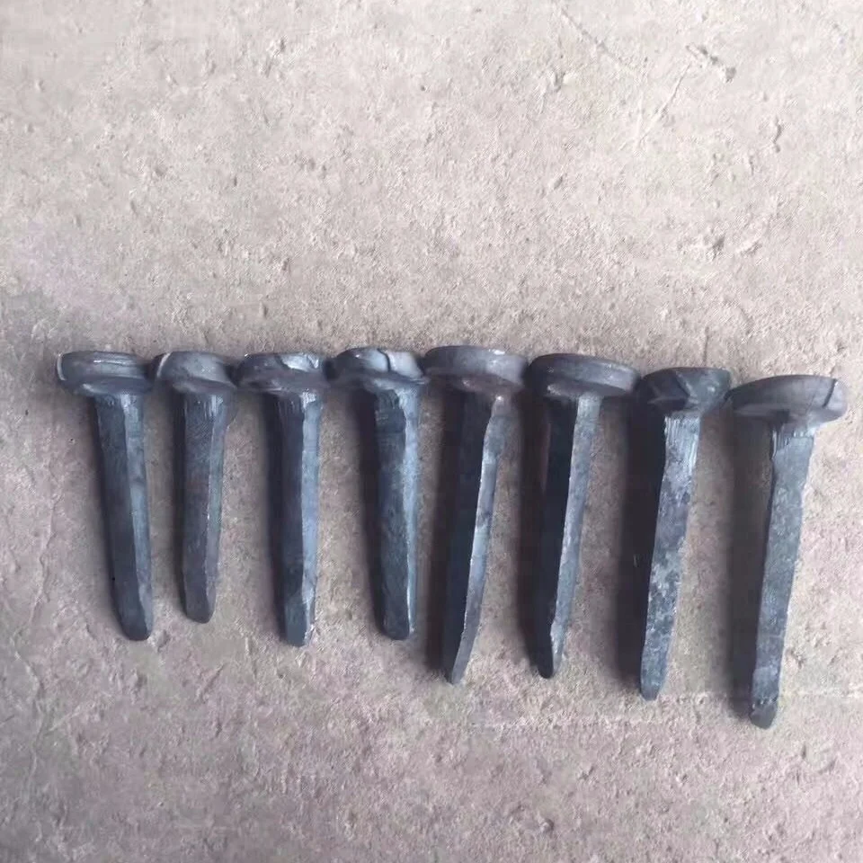 Railway Fasteners Wrought Iron Spikes Railroad Nails for Wooden Sleeper