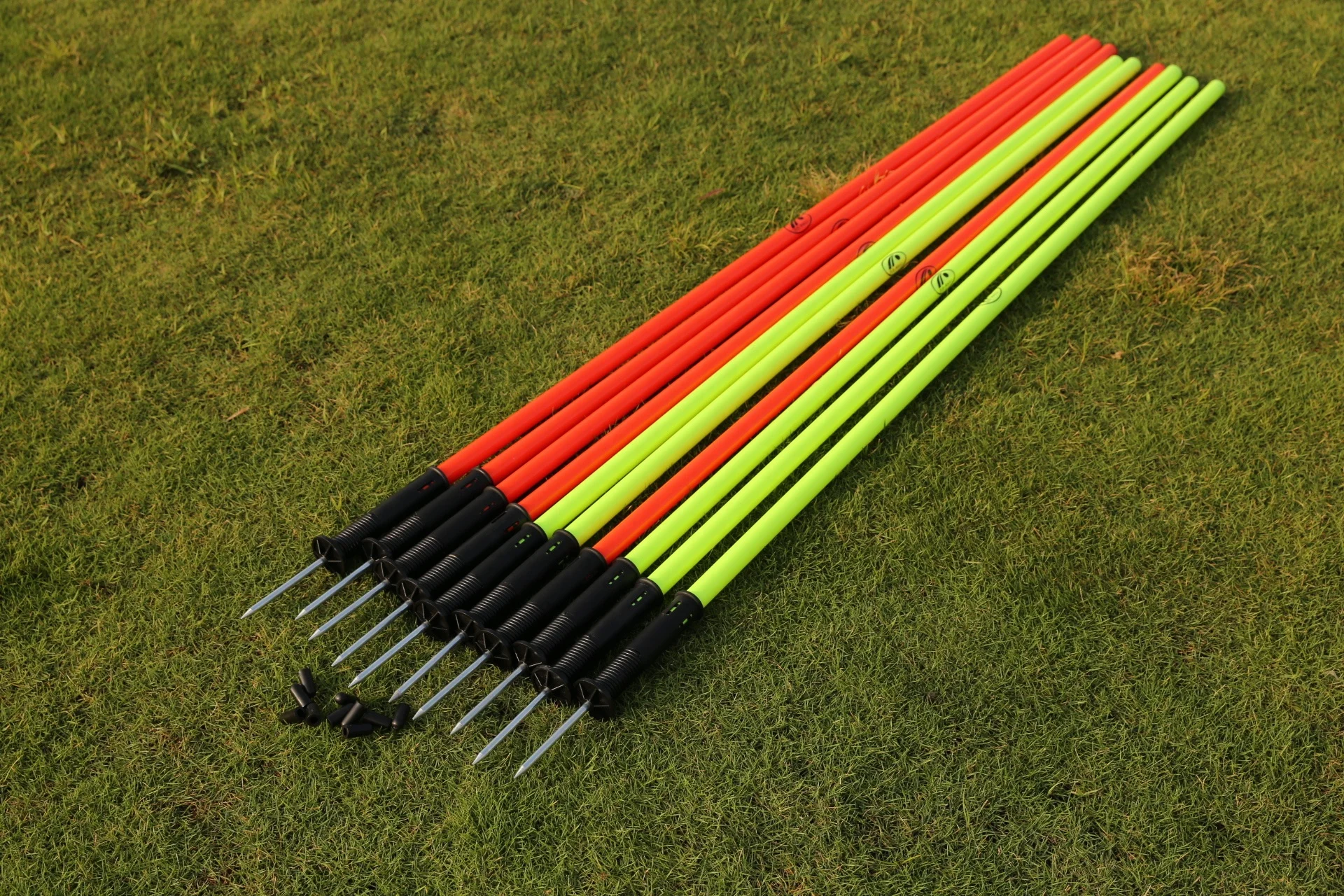 Latest Pro Training Slalom Pole with  Spring Spike