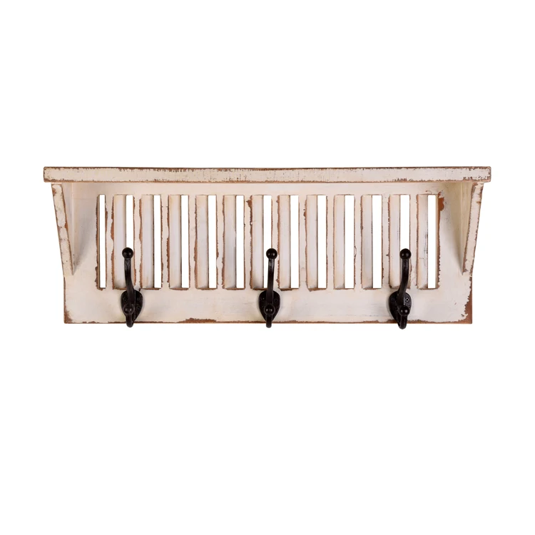 Декоративный винтажный Шебби-шикарный настенный крючок-вешалка