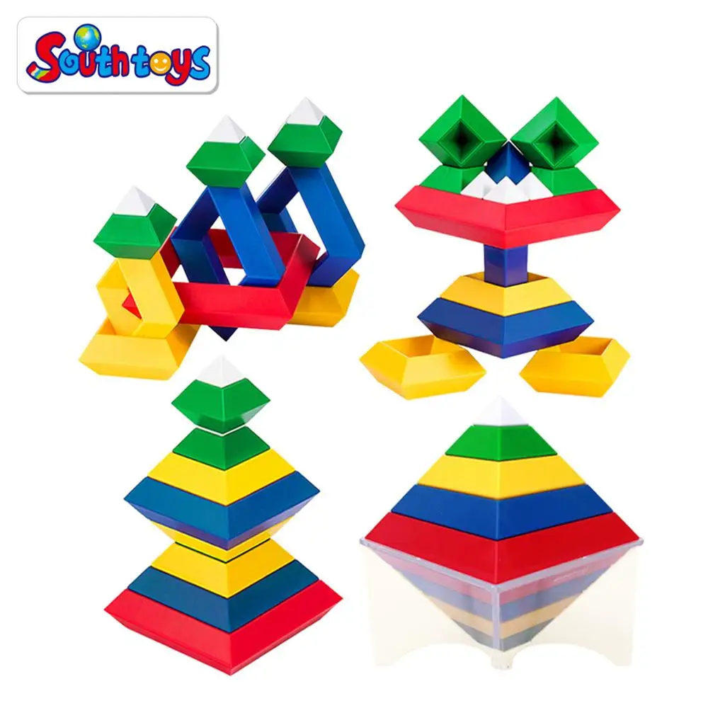 pyramid stacking blocks