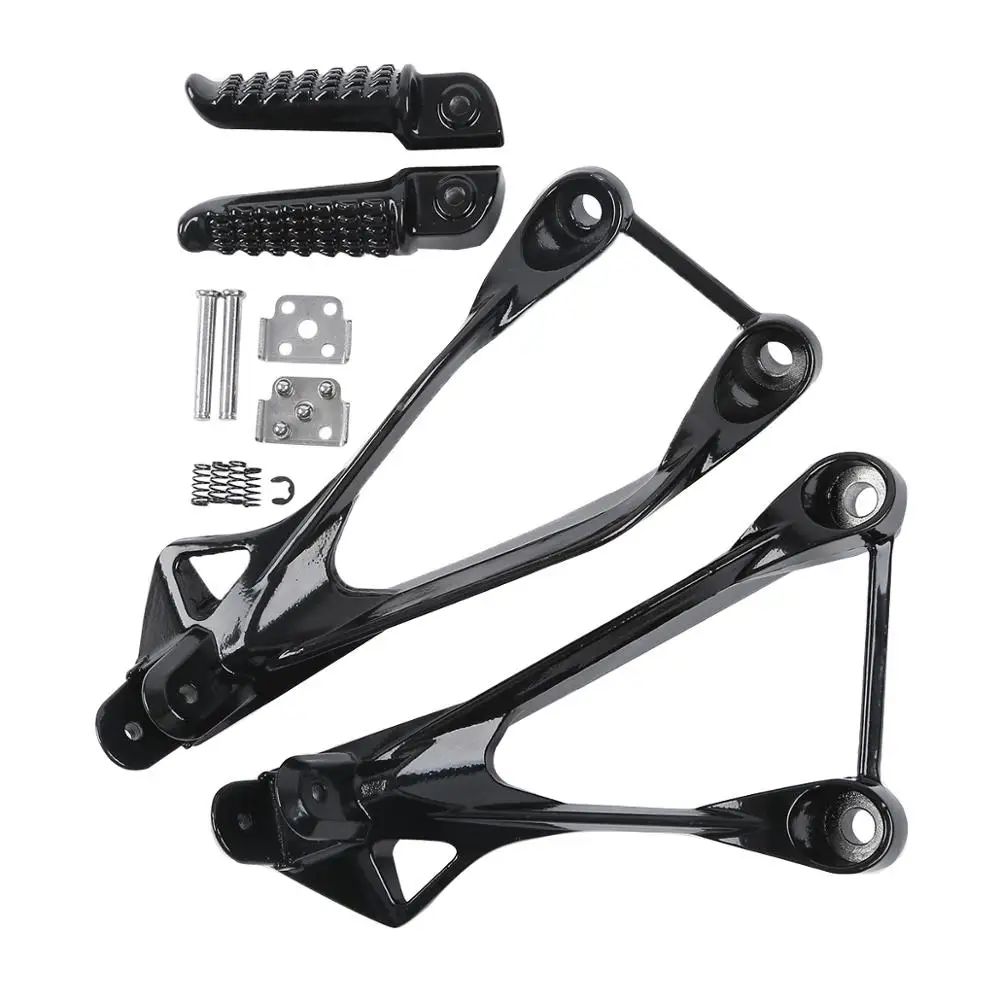 XF-021-B Black Rear Footrest Foot Pegs for KAWASAKI ZX6R