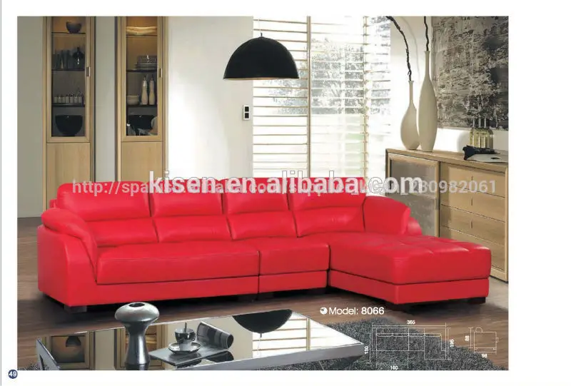 Sala Estar De Color Rojo De Cuero Sofá Conjunto Muebles Diseños Divani - Buy Divani Muebles Product on Alibaba.com
