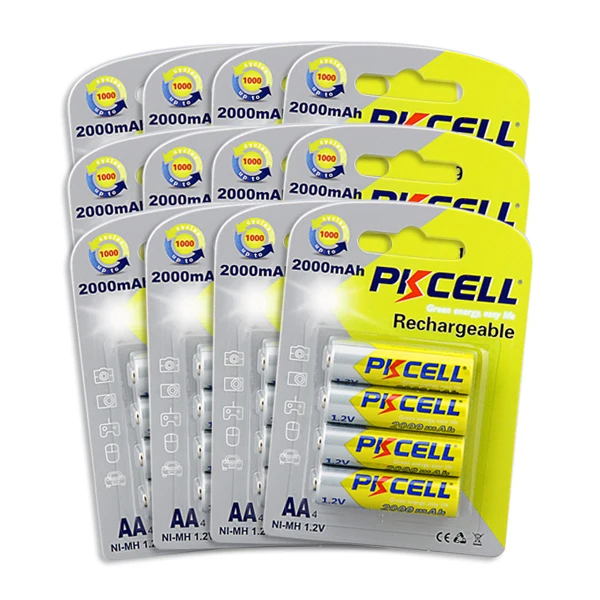 Китайская фабрика распродажа перезаряжаемая батарея aa nimh 1000 в 1 2 мАч срок службы 2000