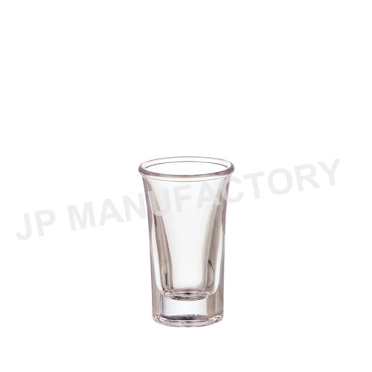 Unbreakable Polycarbonate Pc 1 Oz Shot Glass Reusable Bullet Glass Clear Plastic Shot Glass