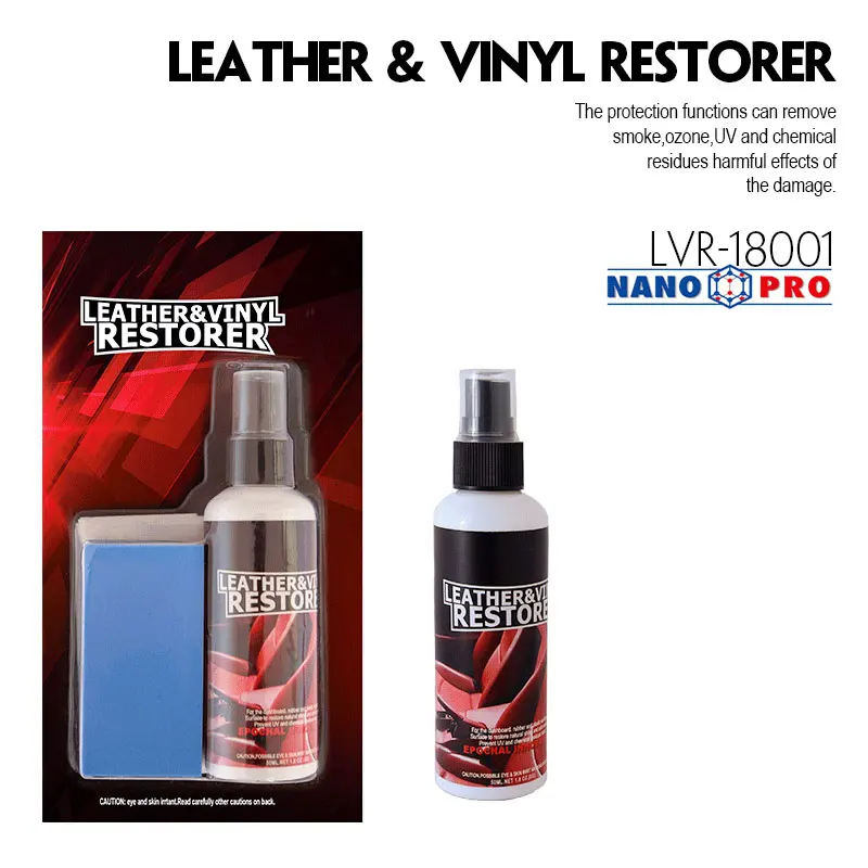 
LEATHER&VINYL RESTORER Car interior refurbished LVR-18001 Auto interior spray 