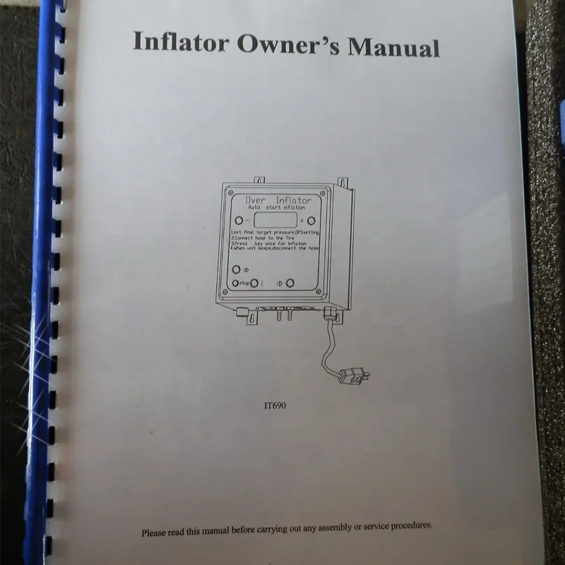50 / 60HZ 10VA автоматическая система надувания шин для магазина шин
