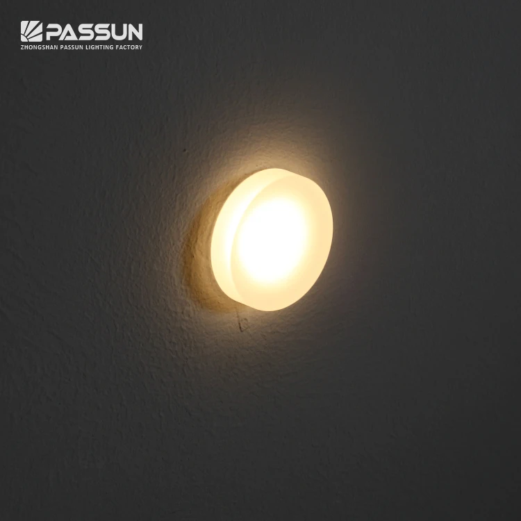 Hot Sale Mini Round Pathway Led Stair Wall Lamp Cinema Corner Decor 1w Led Step Light