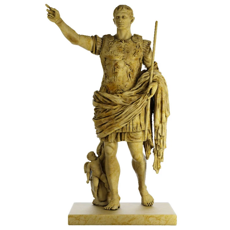julius caesar full body statue
