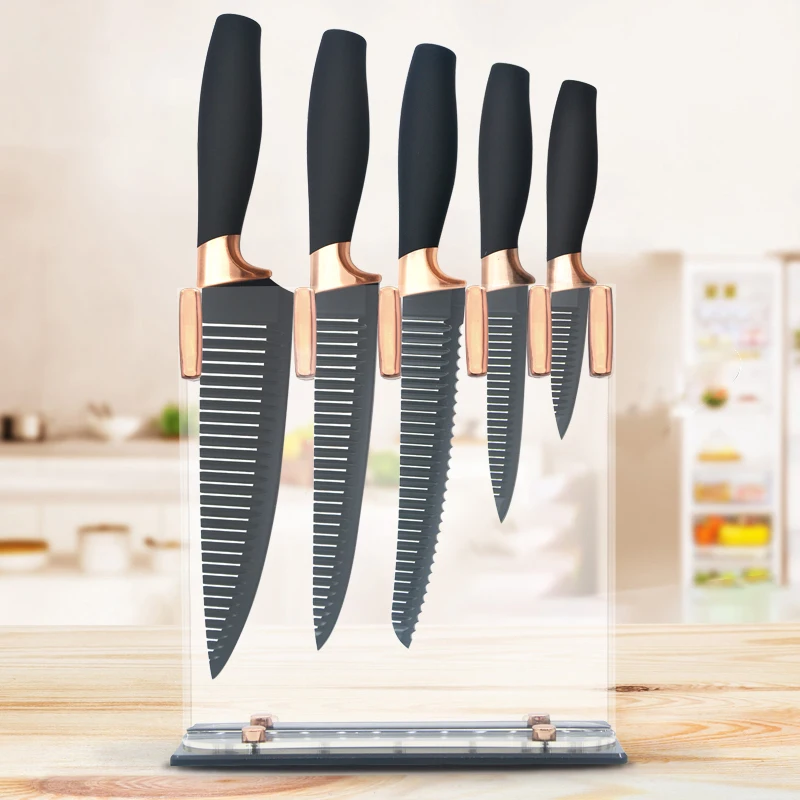5 шт., набор кухонных ножей из нержавеющей стали