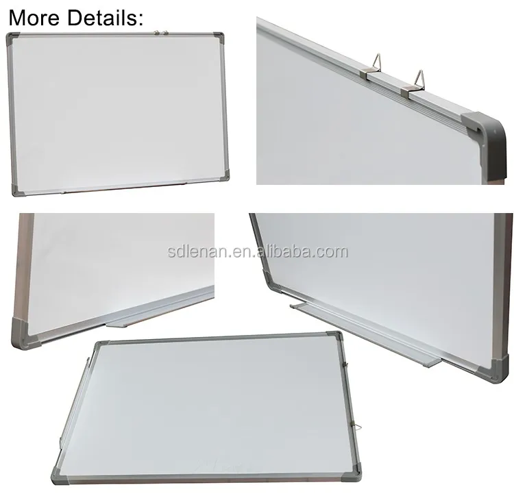 Lenan Big Whiteboard Sizes Aluminium Frame Dry Erase Writing White Board Wall Mounted