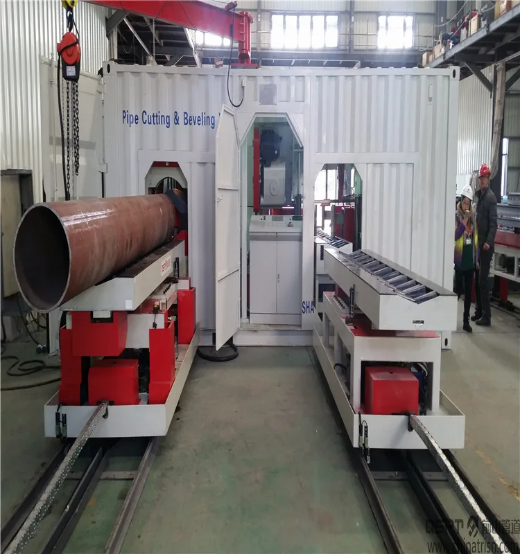 Рабочая станция для резки и обработки контейнерных труб