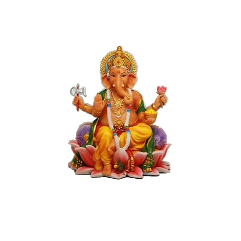 Hindu god religious statue lord radha krishna figurine on lotus wholesale