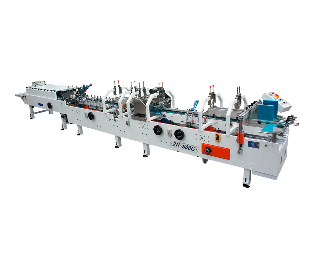 ZH-800G Full-Automatic Electric Cold Glue Carton Folder Machine