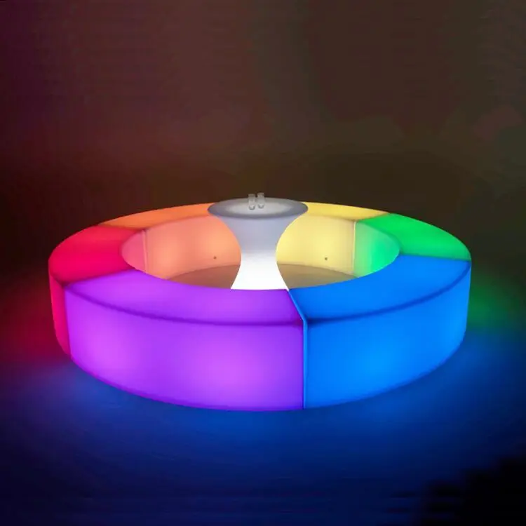 Изогнутые стулья для отдыха с подсветкой