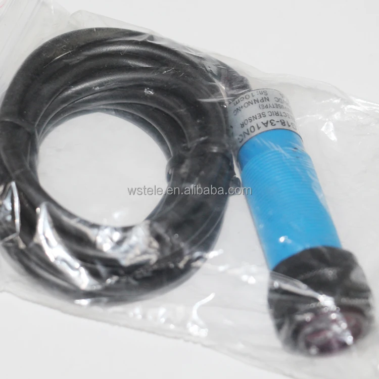 Водонепроницаемый пластиковый фотоэлектрический сенсорный переключатель G18 NPN PNP NO NC AC DC IP67