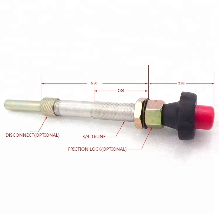 Vernier Handle Adjustable Throttle Locking Control Cable