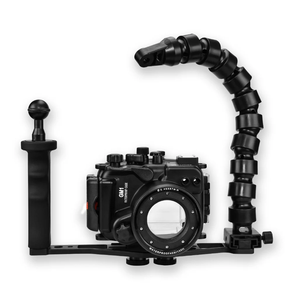 Aluminum Alloy Ball Base for Underwater Diving Photography Camera Housing 