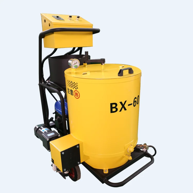 2024 hot sale asphalt road crack sealing machine with 60L hot melt kettle