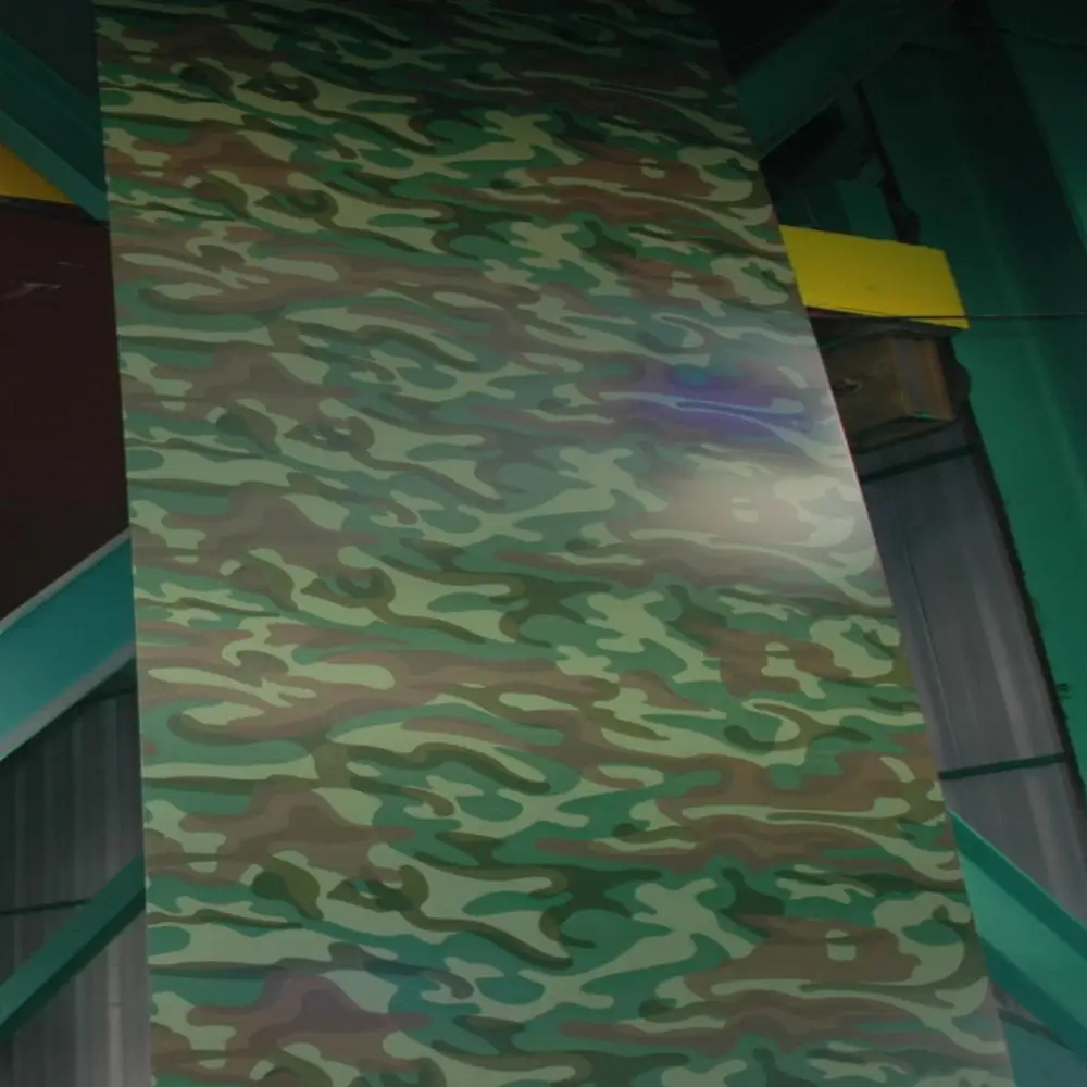 Камуфляжная печать Цветная оцинкованная сталь