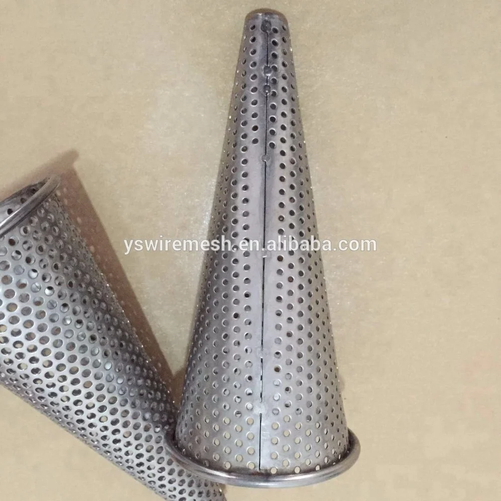 Ss304 Food Grade Customized Stainless Steel Perforated Tubes Cone for Filtration