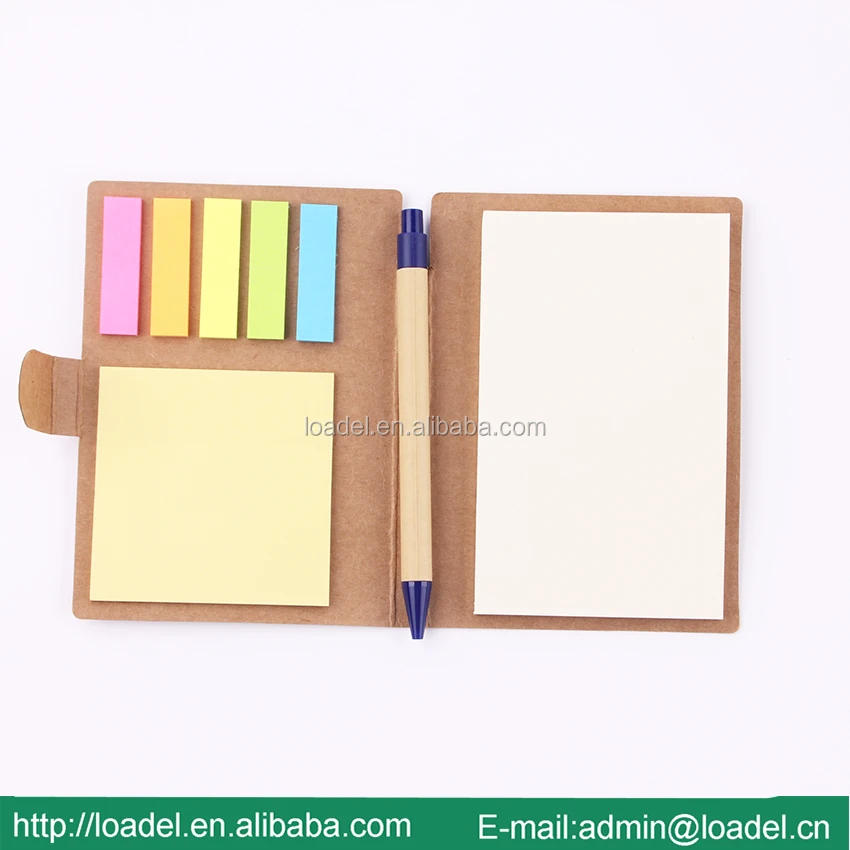 Small Eco Friendly Cheap Notepad with Pen