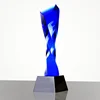twist column crystal trophy