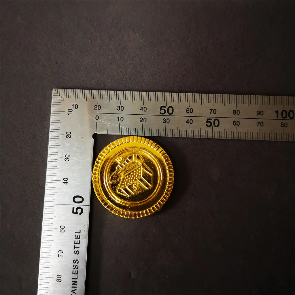 
 Гальваническое пластиковое пиратское сокровище, золотые монеты, игрушка  