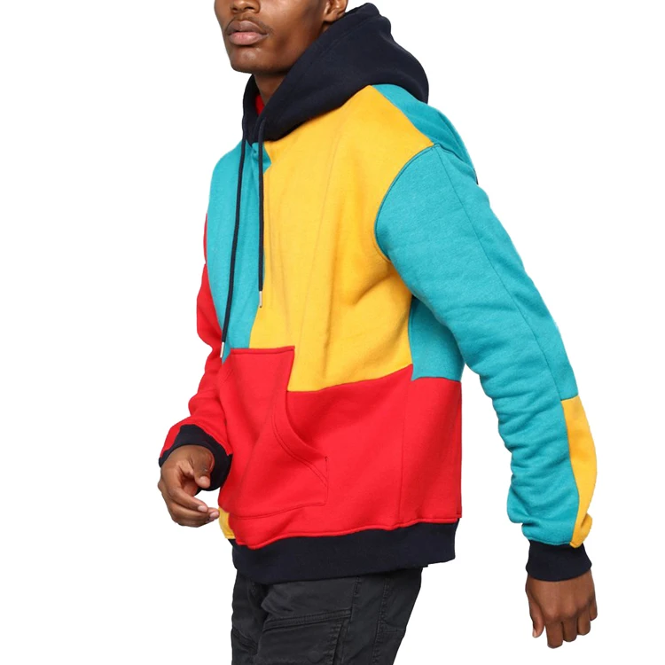 Source 2019 Fashion No Logo Multi Colors Custom mens color block hoodies on  m.alibaba.com
