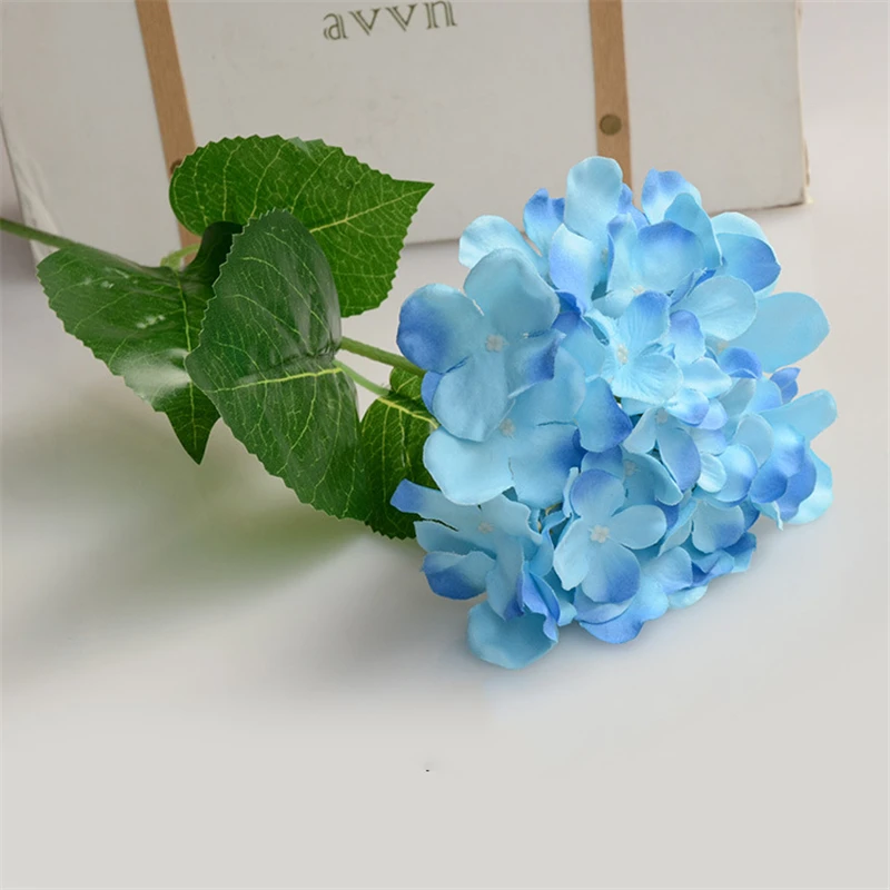 200pcs Blue Artificial Silk Hydrangea Flower Petals for Wedding Flowers 