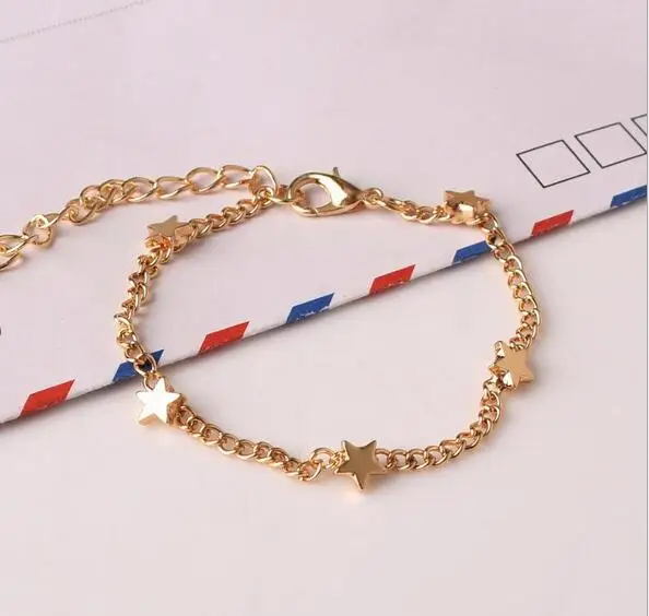 Gold Multicolor Star Bracelet, BY EDA DOGAN