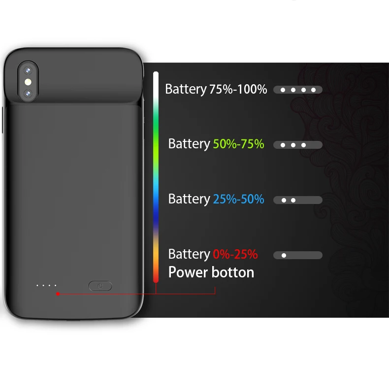 Capa iPhone XS Max - Carregadora 4200 mAh - Baseus - Capa Store