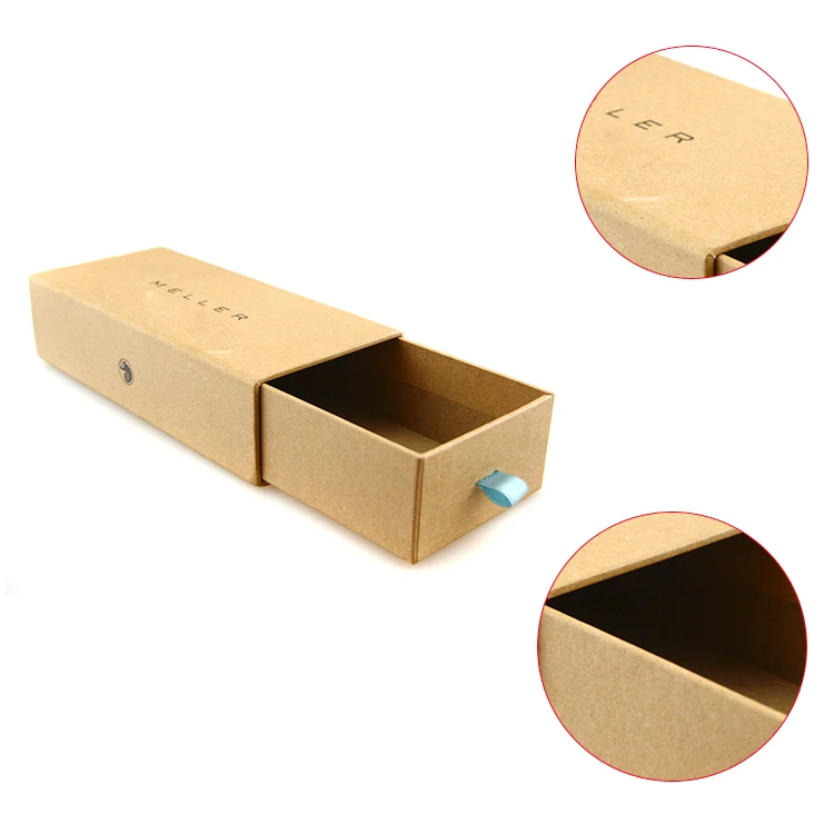 Custom Kraft Paper Box Slide Open Box Kraft Packaging Box