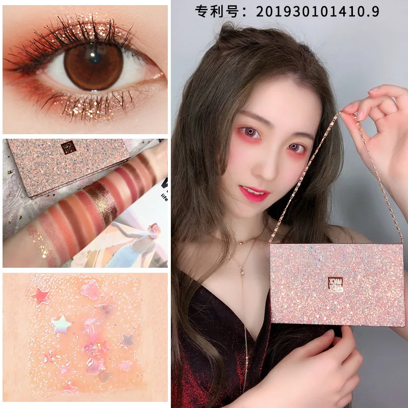 MACK ANDY starlight ожерелье тени для век 15 цветов блестящие матовые Палитра ins Популярные