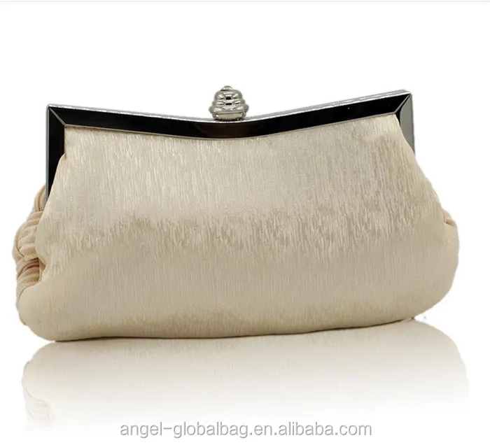 1950s Vintage LUMURED Beaded EVENING Clutch PURSE HANDBAG Ivory White Clear  - AbuMaizar Dental Roots Clinic