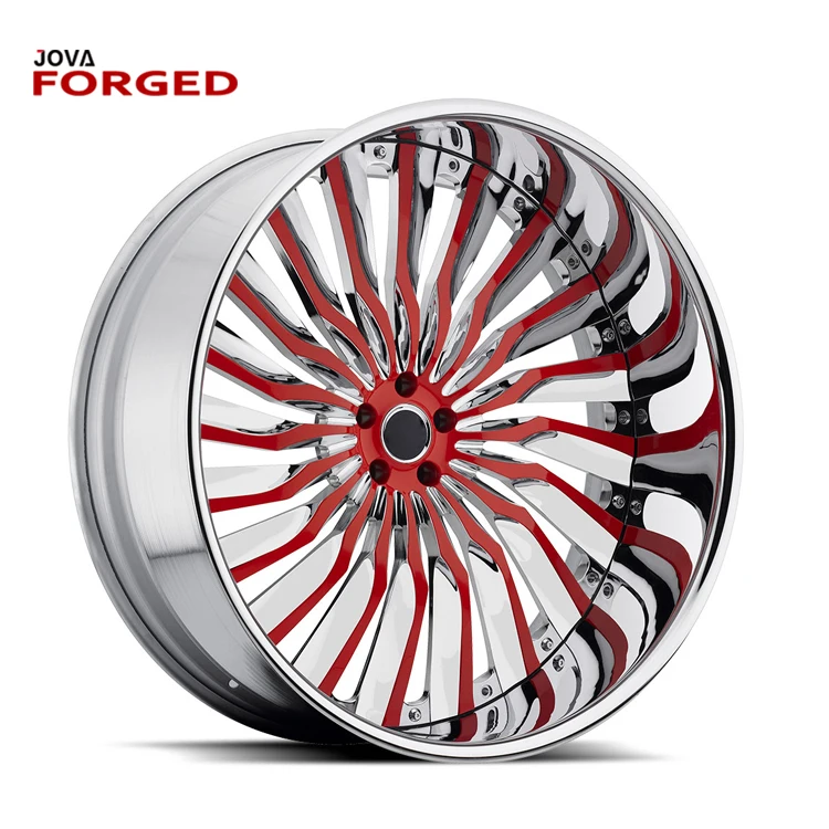 Deep Dish Rims Two Pieces Offset Rims Jova Best Forged Wheels