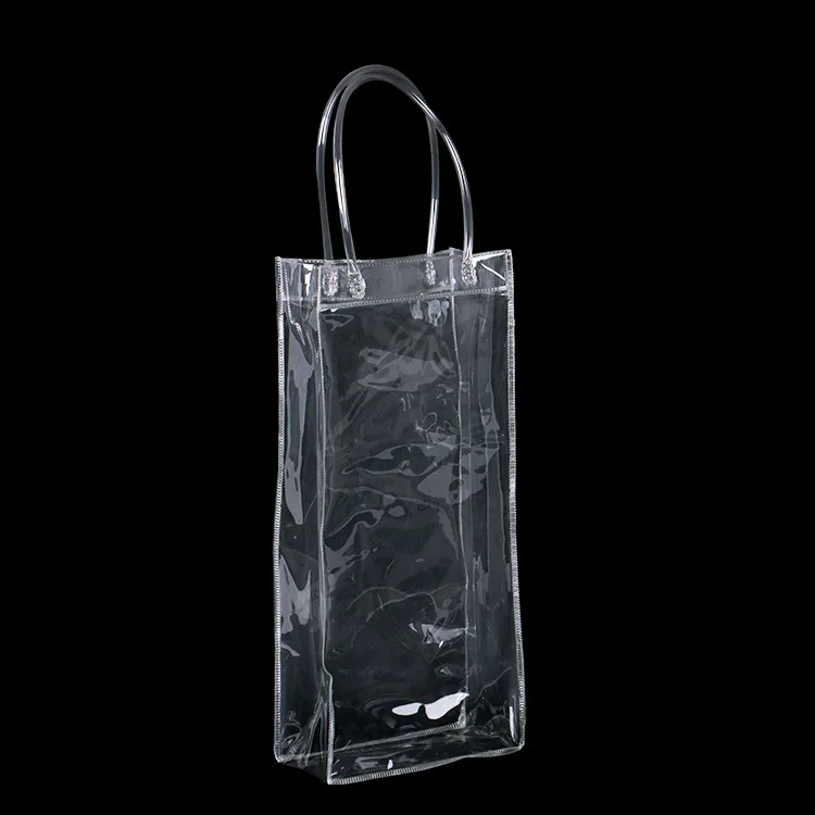 カスタマイズされたpvc透明プラスチックワインバッグ ハンドル付き Buy 明確なワインバッグ 塩ビ透明なプラスチックワインバッグ ワインハンドル Product On Alibaba Com