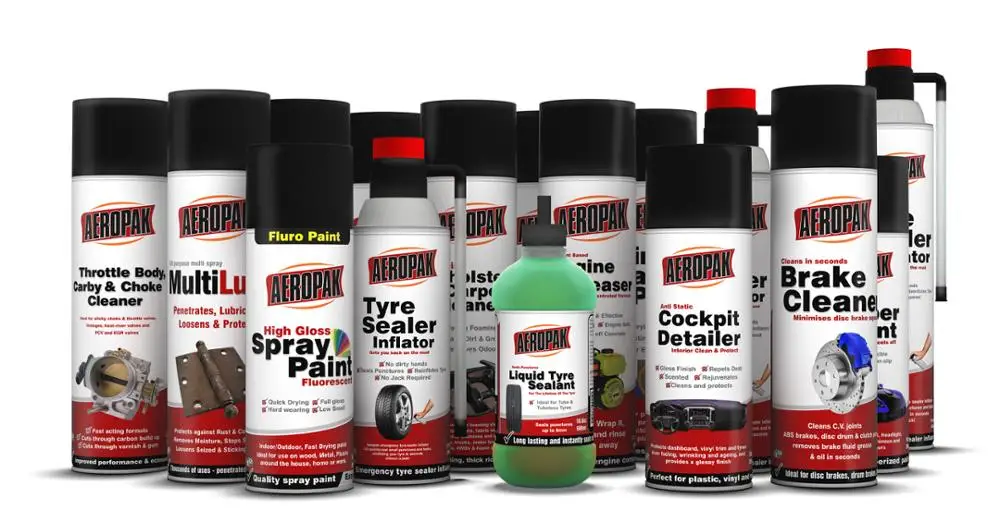 aeropak silicone sealant pu foam spray