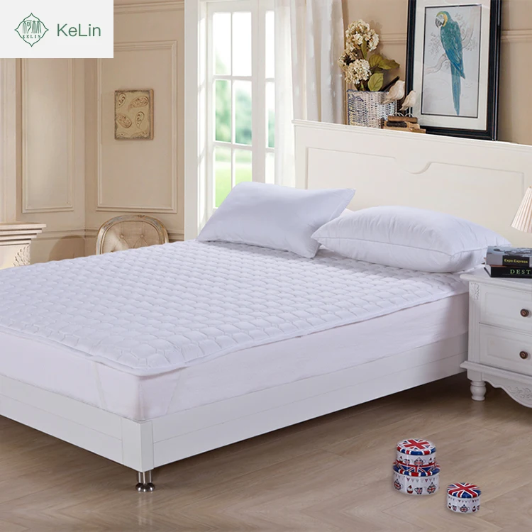 
T180 plain bed padding hotel bed sheet mattress protector 