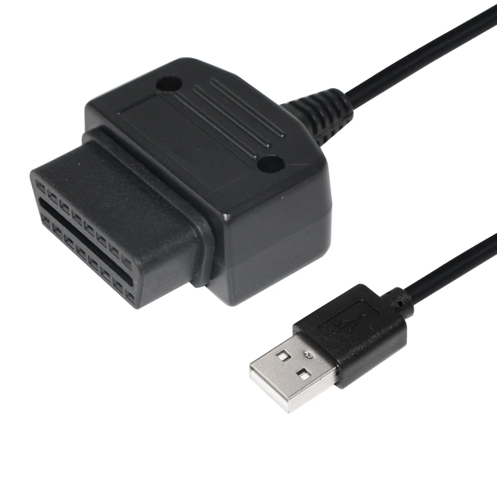 1m Obd2 Micro Usb Cable Motorcycle 12v to 5v Connector for Car Diagnostic Tool