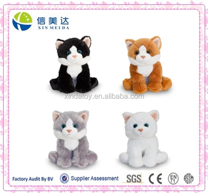 Jouets Pour Bebe Chat En Peluche Doux Chaton Blanc Noir Gingembre Gris 16cm Offre Speciale Buy Chat Peluche Animal De 16 Cm Peluche Product On Alibaba Com