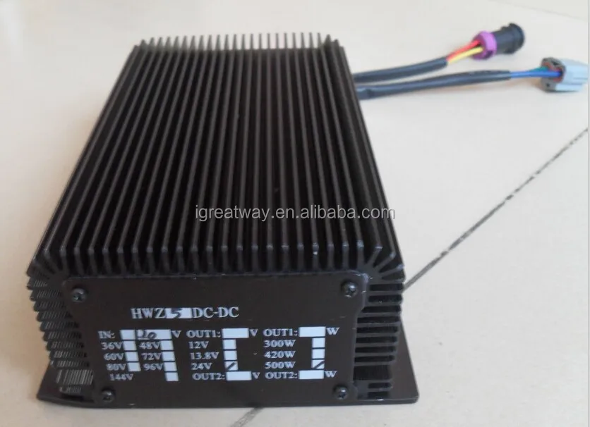 Isolated DC-DC Converters 48v/60v/72v/96v/120v/144v/320v to 21v/24v High Voltage to Low Voltage Converter