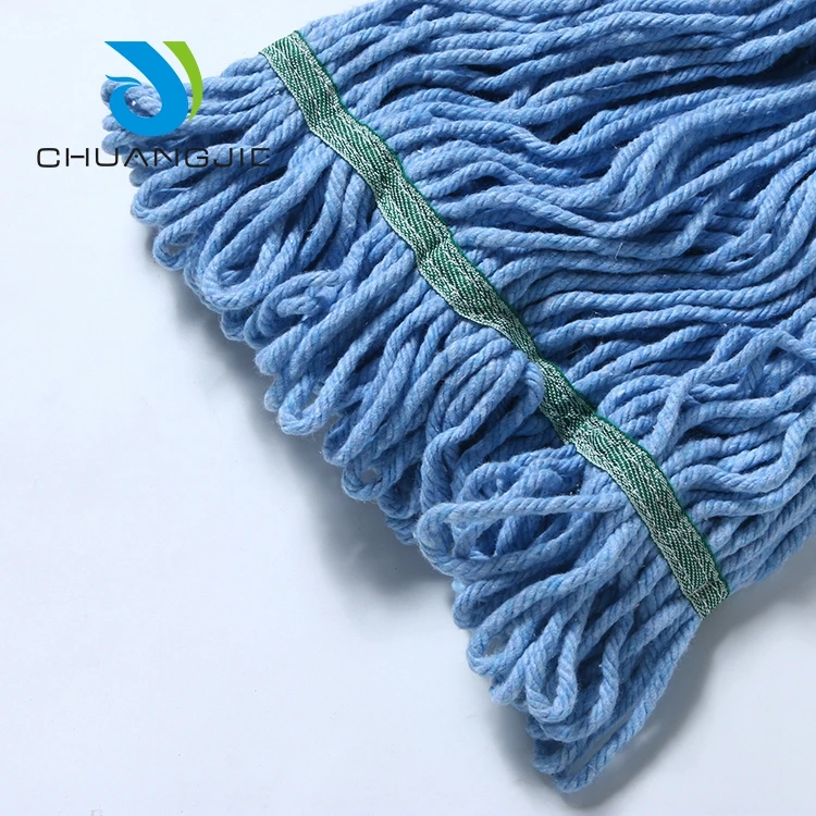 Practical Reusable Floor Cleaning Mop Spare Parts Replacement Wet Cotton Magic Blue Mop Head