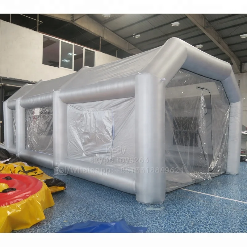 26*13*10FT Car Paint Spray Booth Inflatable Paint Spray Tent